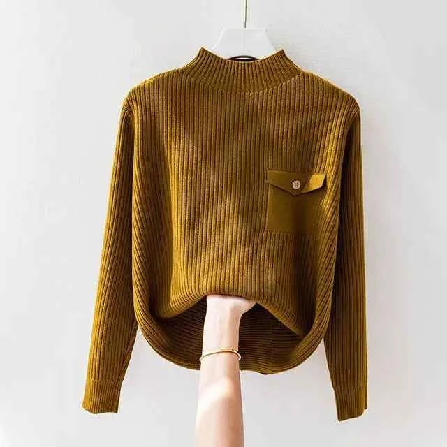 Elegant Strikket Turtleneck