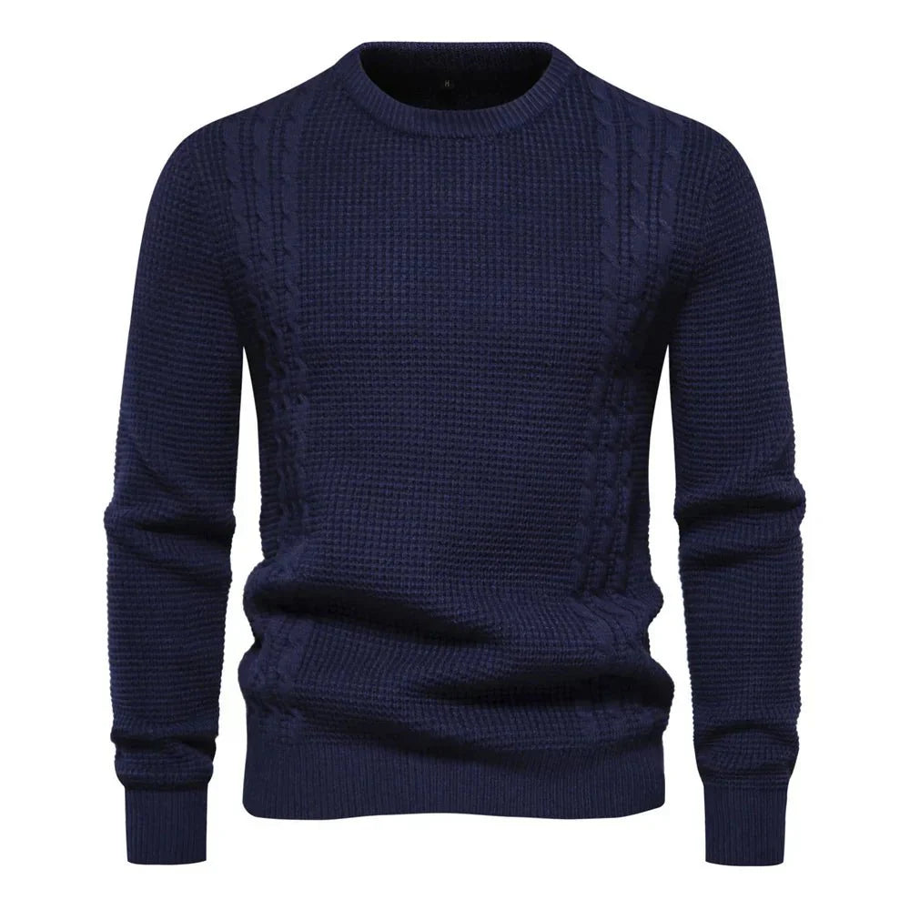 Drechsler Strik Casual Varm Herrepullover
