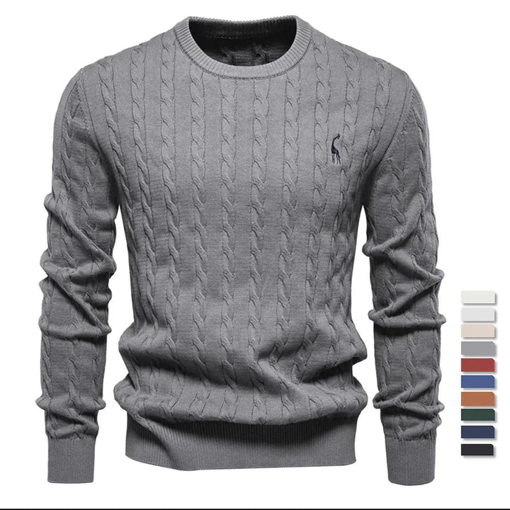 Falkner Strikkemoderne Herrepullover