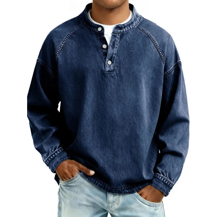 Stanley | Vintage Henley Skjorte