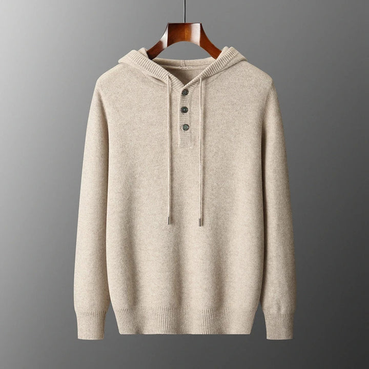 Elegant Merino Uld Hoodie