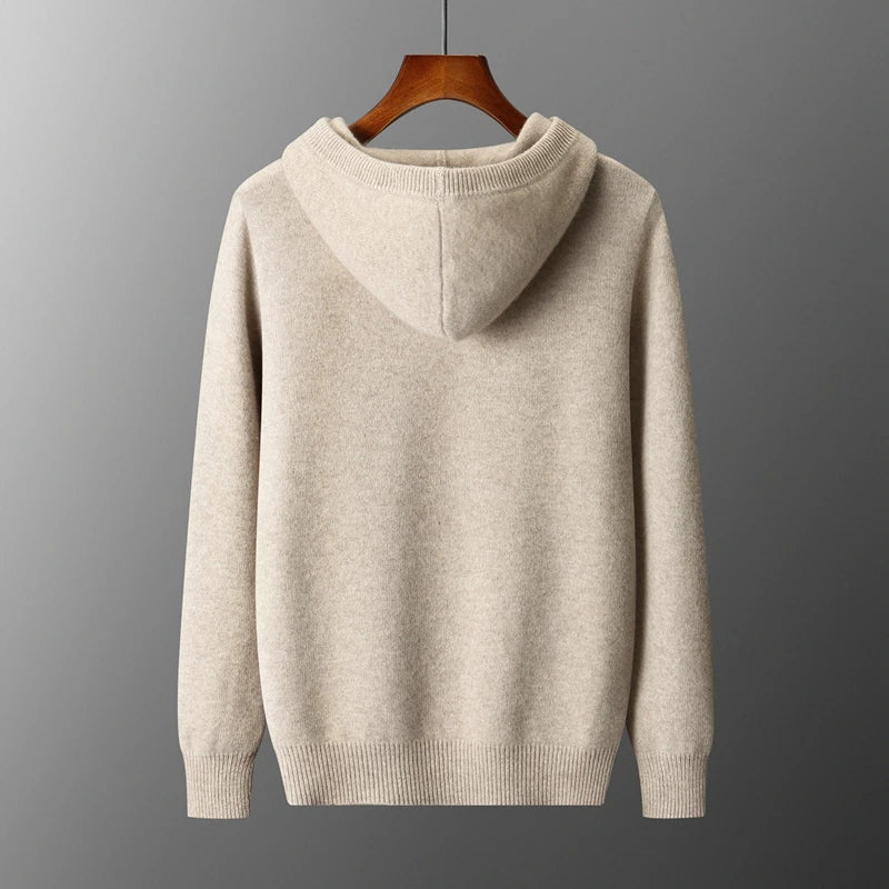 Elegant Merino Uld Hoodie