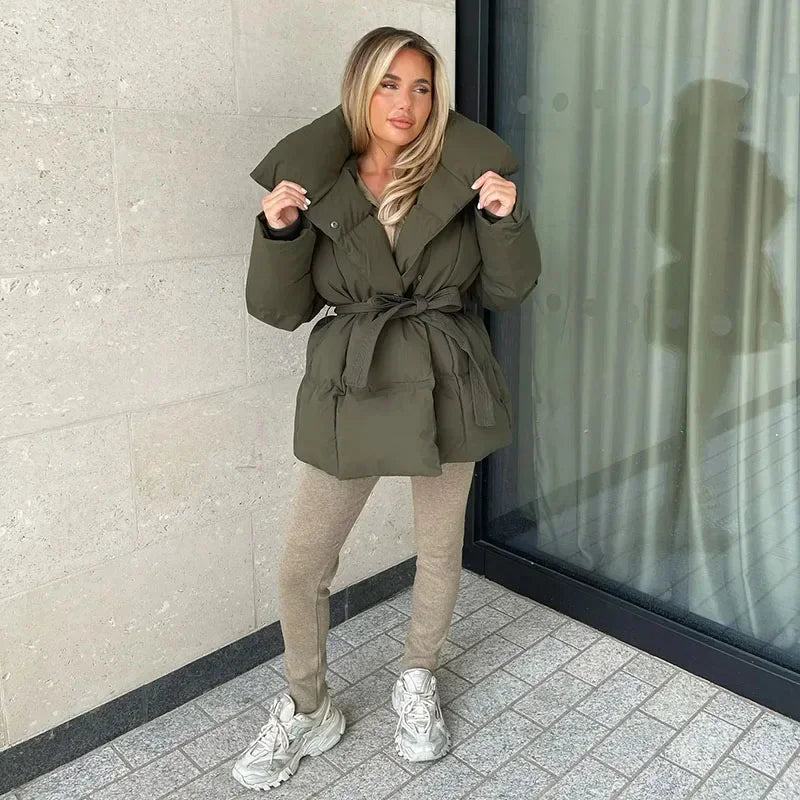 Elegant Vatteret Jakke