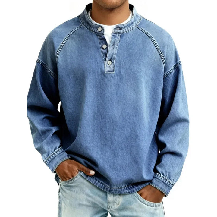 Stanley | Vintage Henley Skjorte