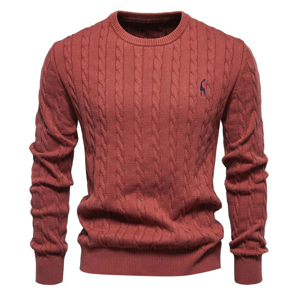 Falkner Strikkemoderne Herrepullover