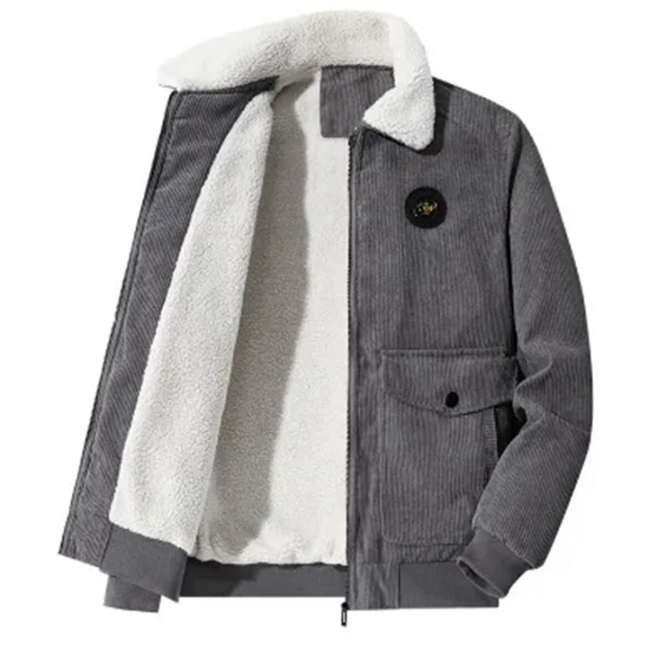 Elegant Fleeceforet Corduroy Jakke