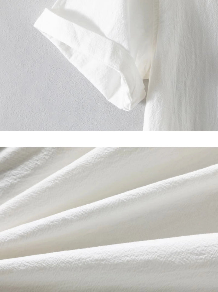 Åndbar Bomulds Skjorte