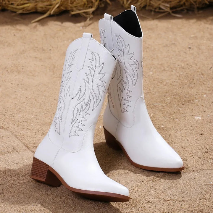 Støttende ortopædiske cowboystøvler