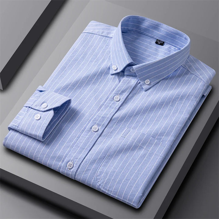 Mænds Chic Oxford Skjorte