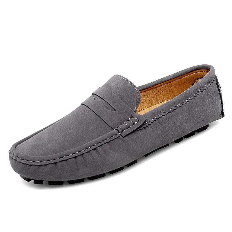 Suede Båd Loafers