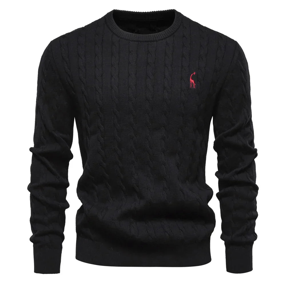 Falkner Strikkemoderne Herrepullover