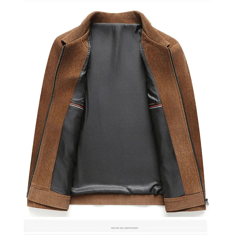 Elegant Vævet Jakke