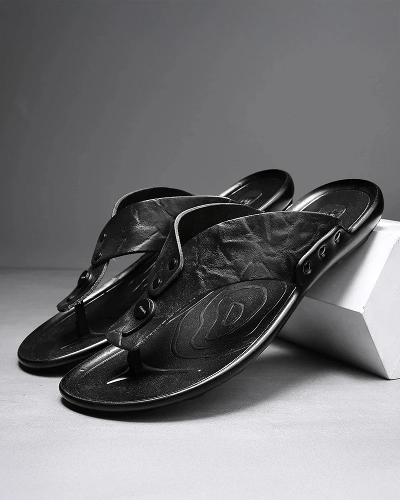 Elegante Lædersandaler