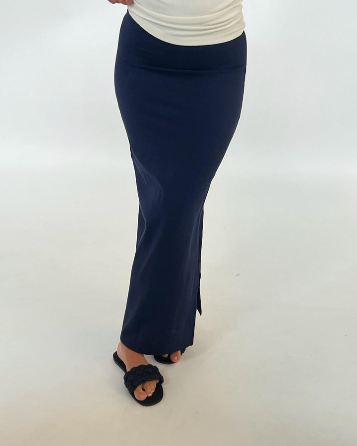 SOPHIA maxi nederdel, navy