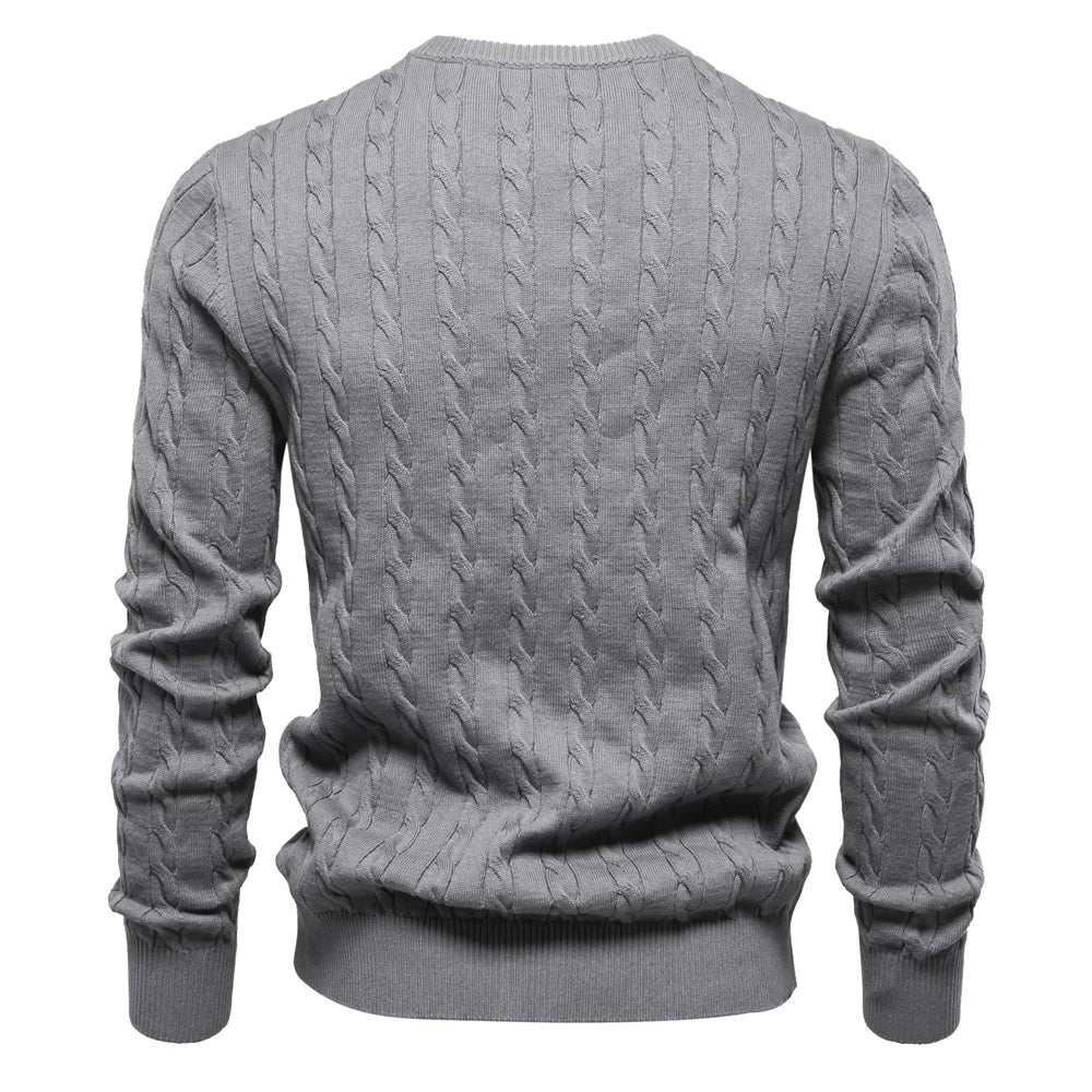 Falkner Strikkemoderne Herrepullover