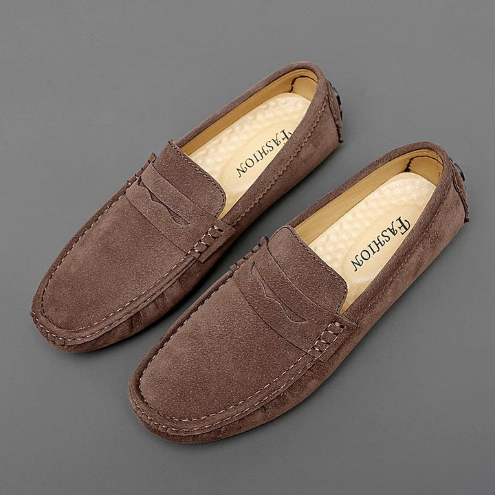 Suede Båd Loafers