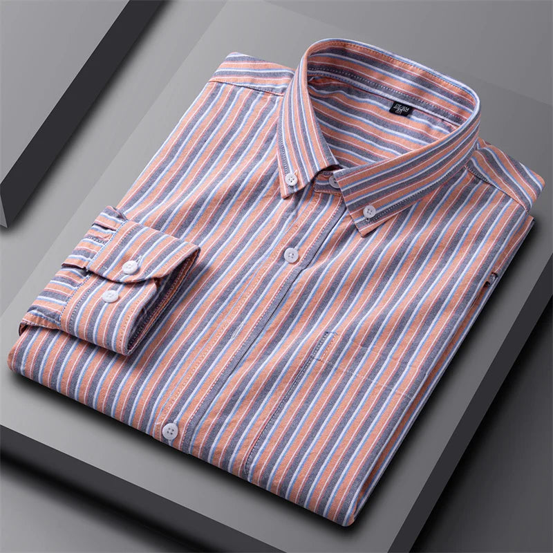 Mænds Chic Oxford Skjorte