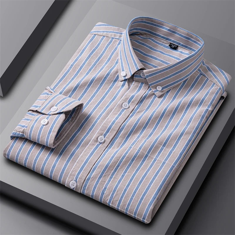 Mænds Chic Oxford Skjorte