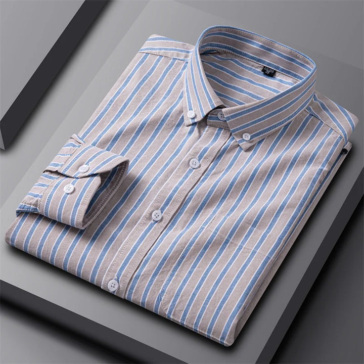 Mænds Chic Oxford Skjorte