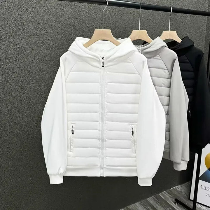 Elegant quilted bomuldsjakke