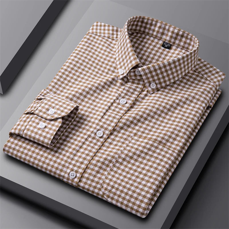Mænds Chic Oxford Skjorte