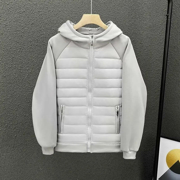 Elegant quilted bomuldsjakke