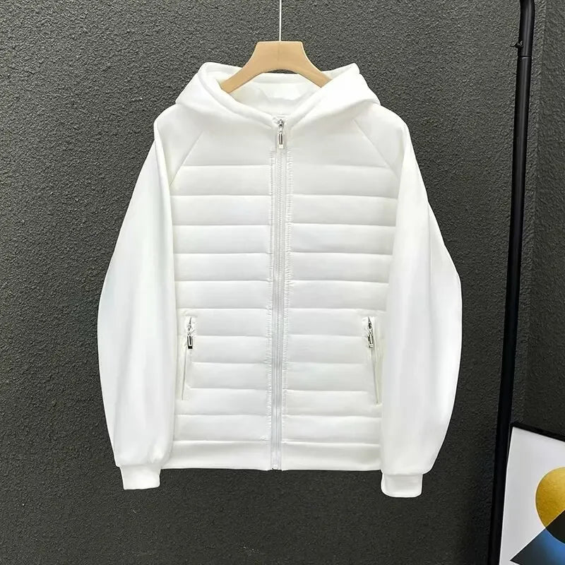 Elegant quilted bomuldsjakke