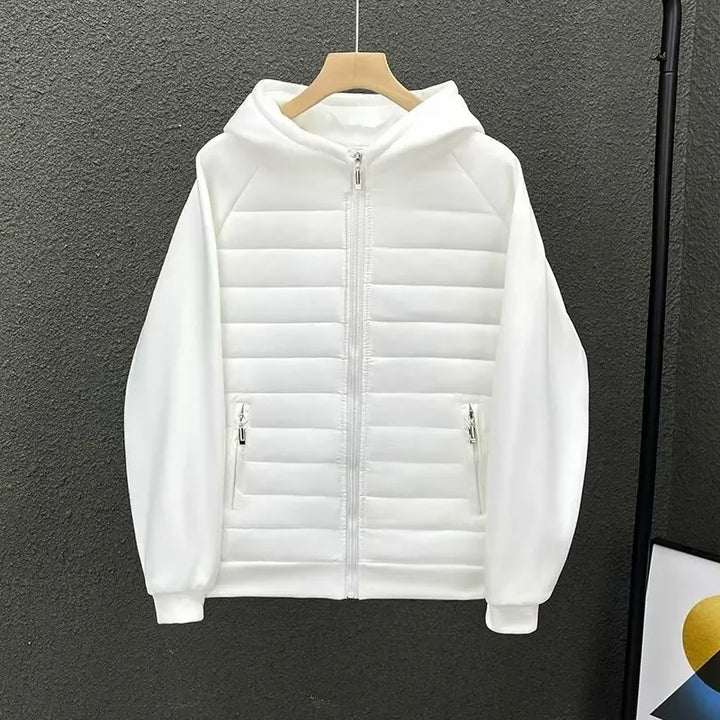 Elegant quilted bomuldsjakke
