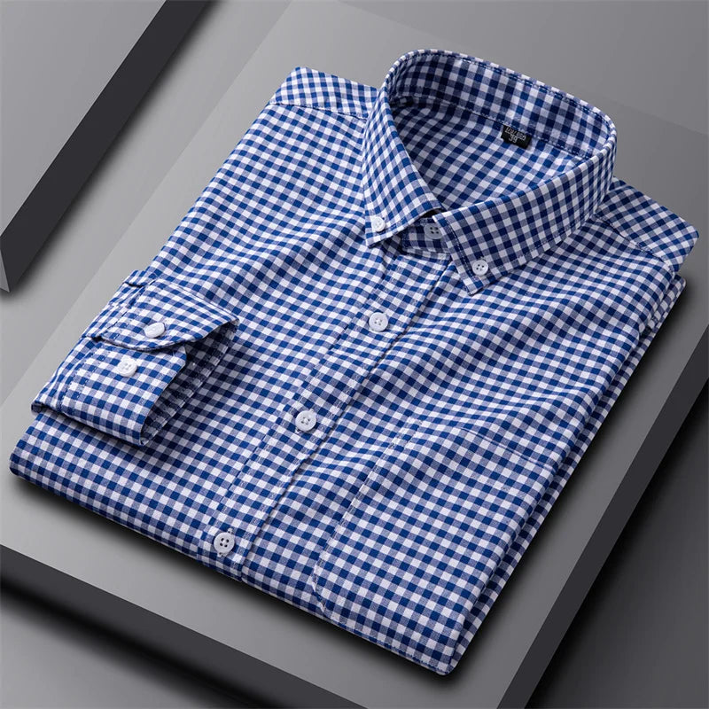 Mænds Chic Oxford Skjorte