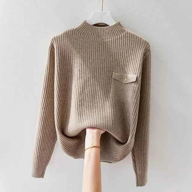 Elegant Strikket Turtleneck