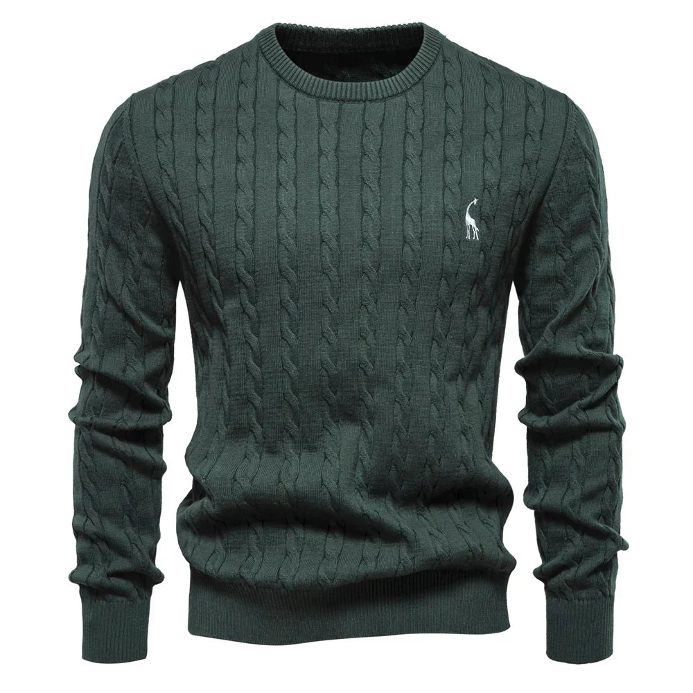 Falkner Strikkemoderne Herrepullover