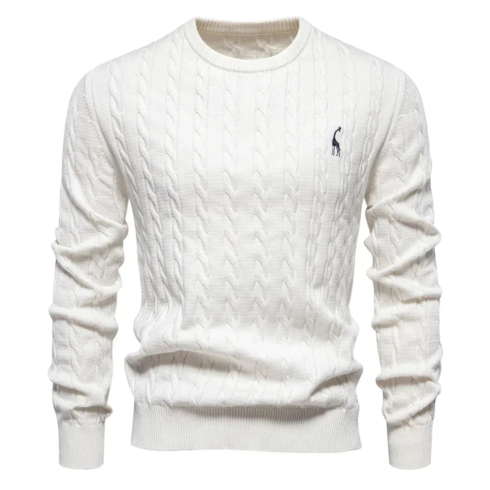 Falkner Strikkemoderne Herrepullover