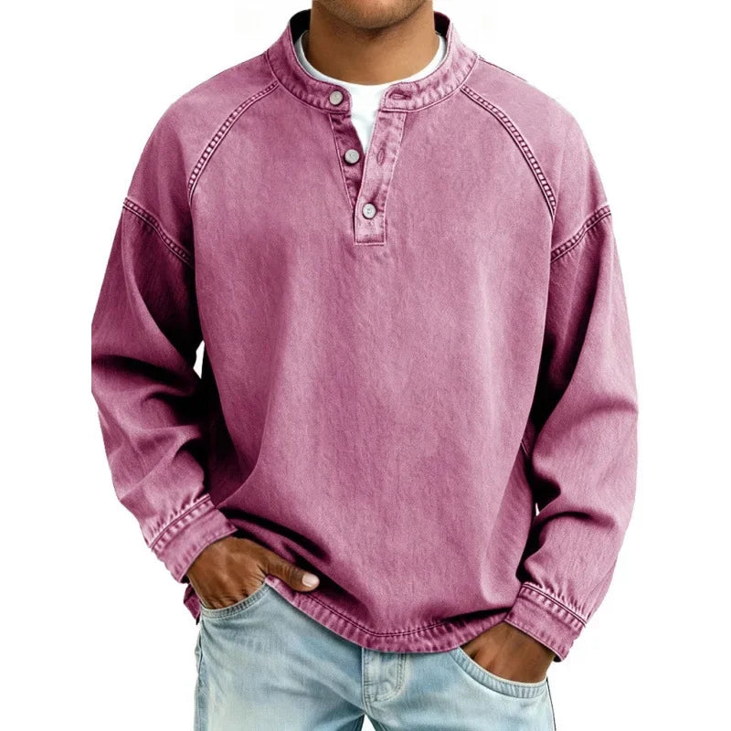 Stanley | Vintage Henley Skjorte