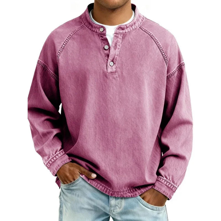 Stanley | Vintage Henley Skjorte