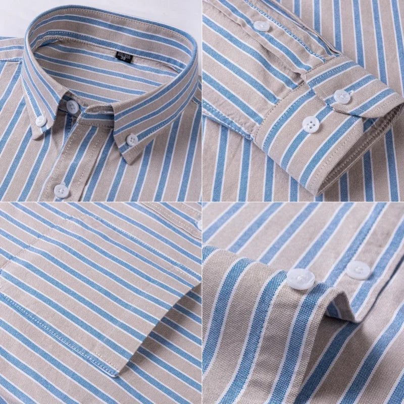 Mænds Chic Oxford Skjorte