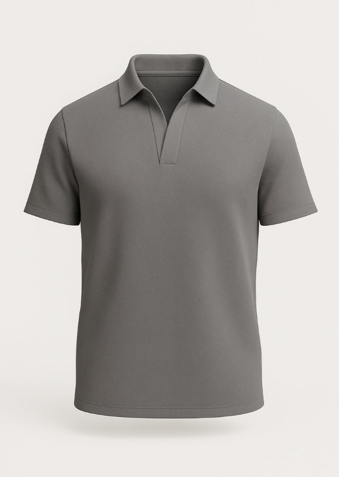 Polo Shirt Mænd i Teknisk Stof Slank Fit