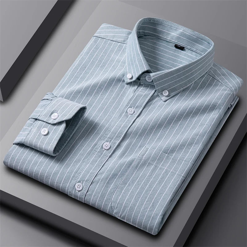 Mænds Chic Oxford Skjorte