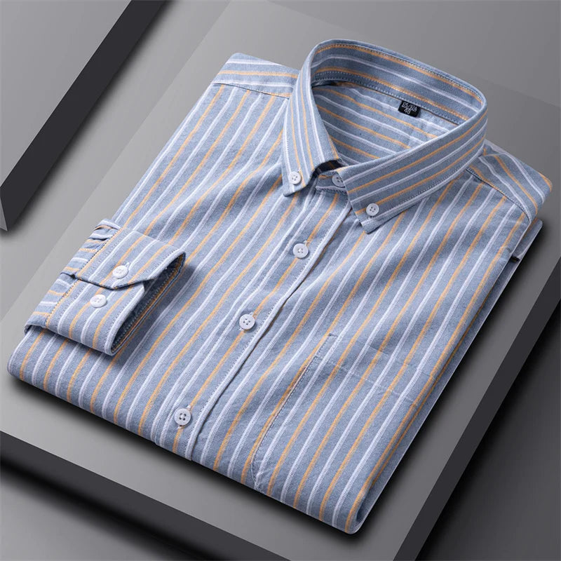 Mænds Chic Oxford Skjorte