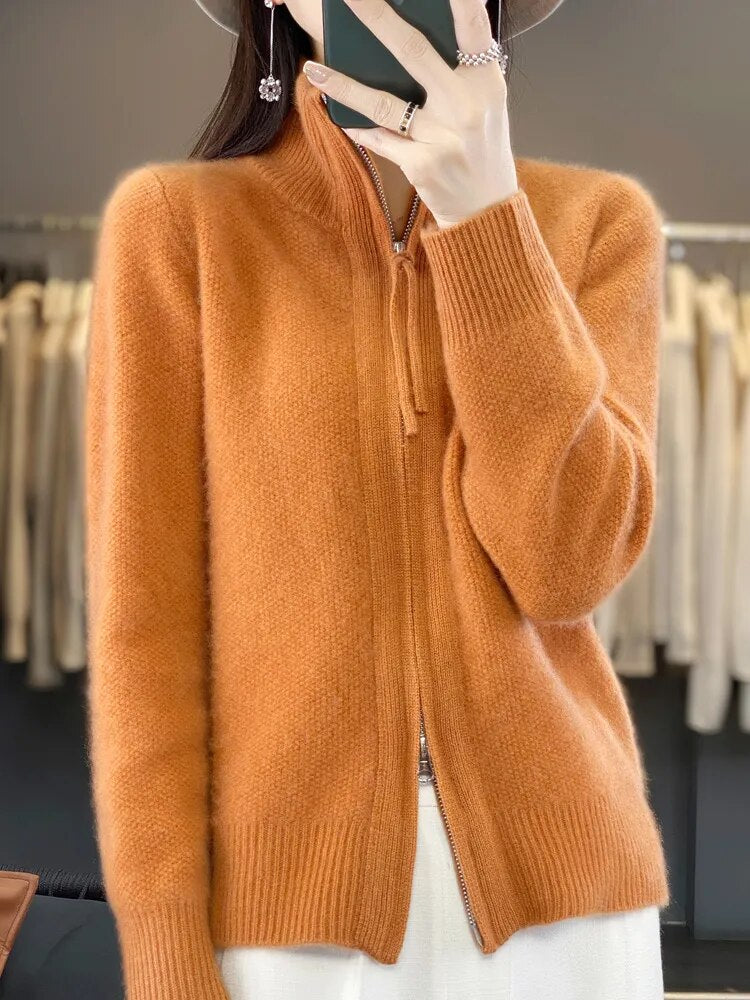 Laluna® | Cozy Zip-Up Cardigan