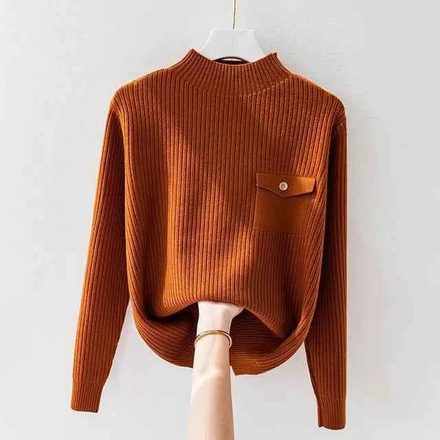 Elegant Strikket Turtleneck
