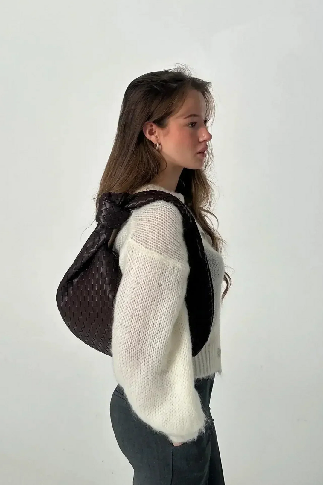 Sage Mellem Crossbody Taske