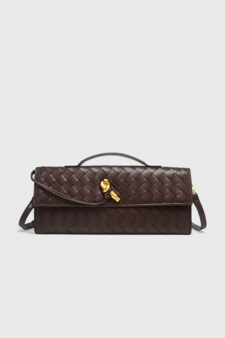 Pochette Melanie med Detalje af Guldsløjfe