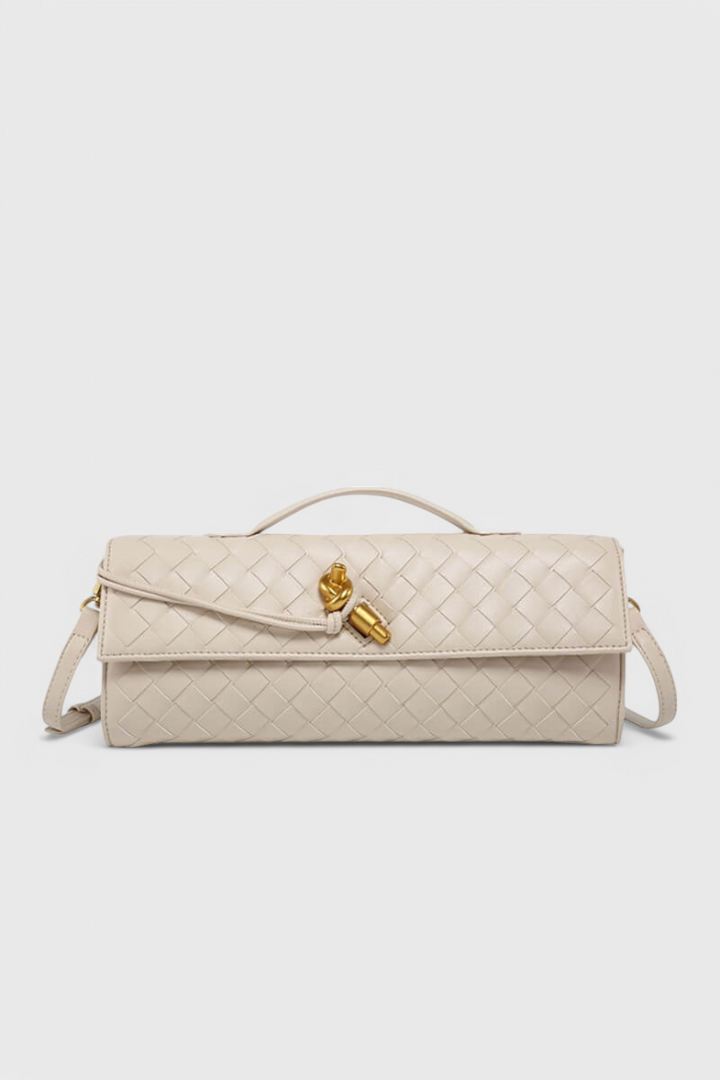 Pochette Melanie med Detalje af Guldsløjfe