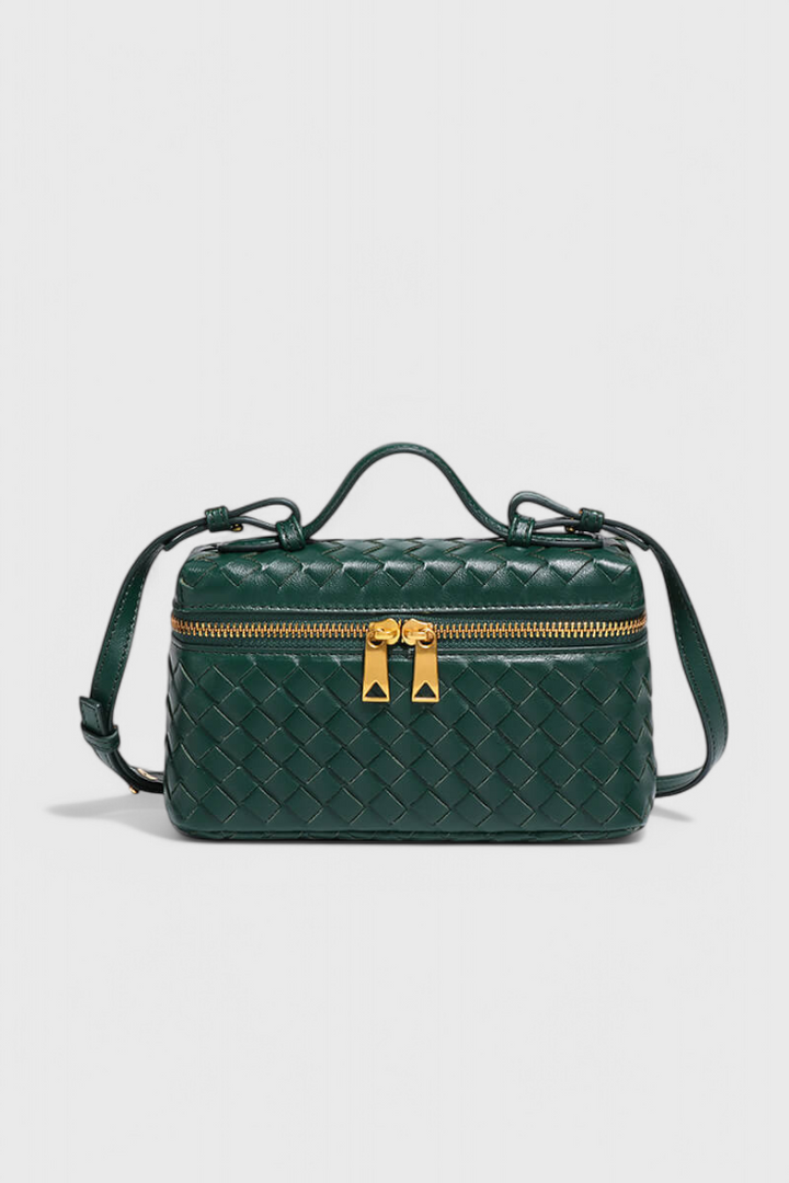 Milla Sac Mini Tissé med Gyldne Tilbehør