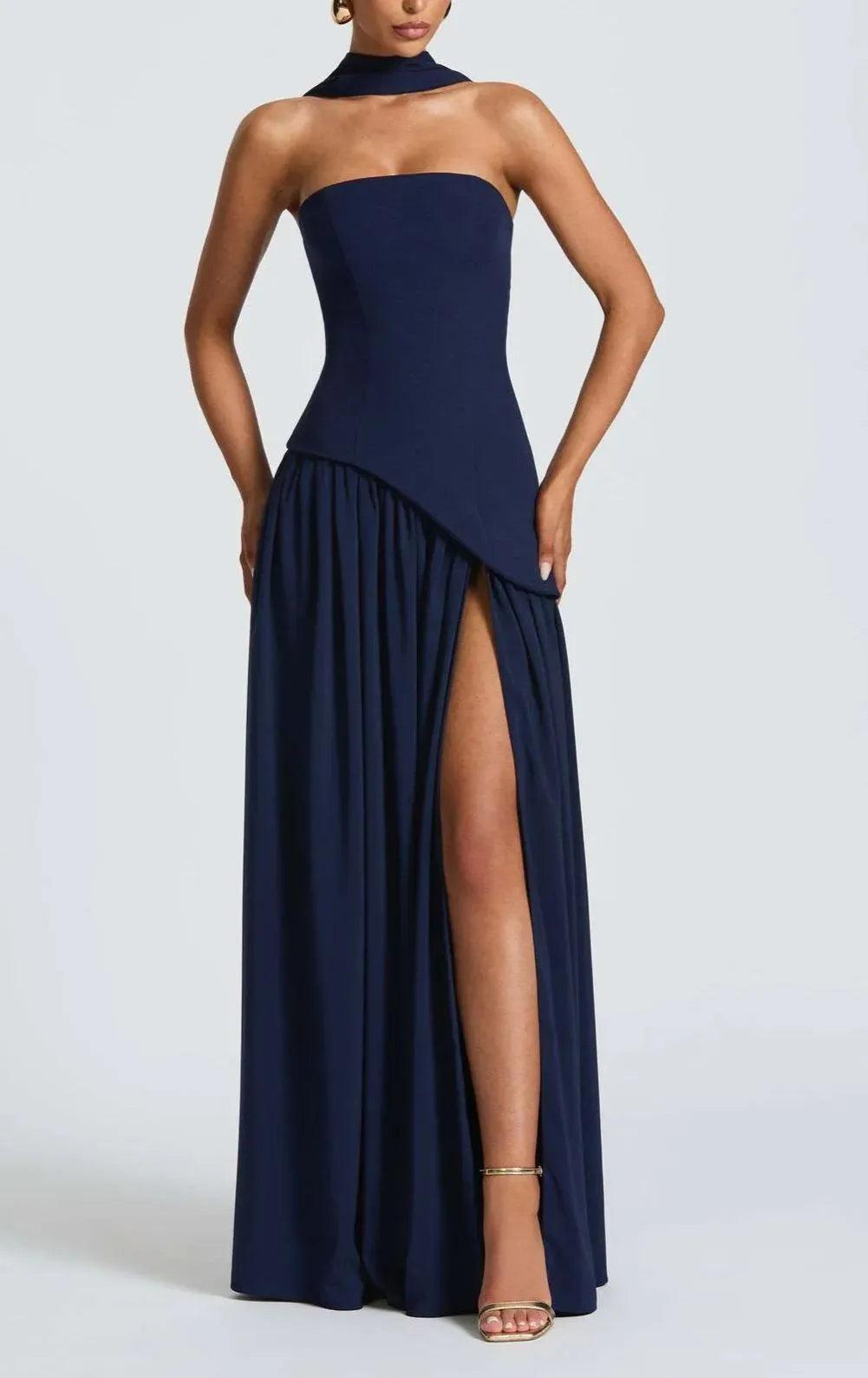 Maliyah Maxi Dress - Cherry Lacquer