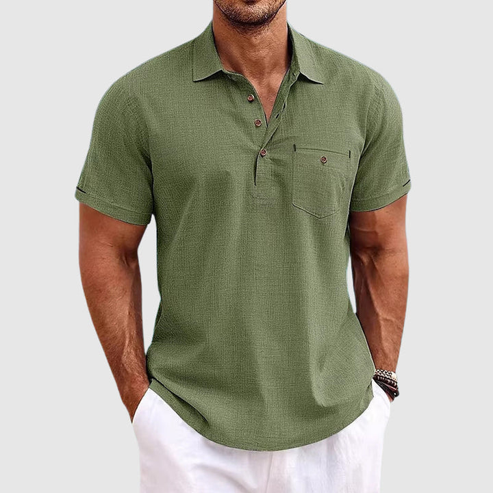 Linned Polo T-shirt