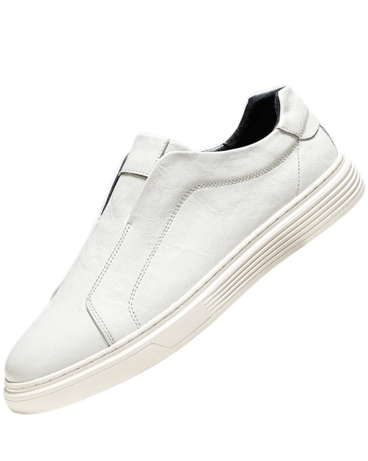 Klassiske Læder Slip-On Sko