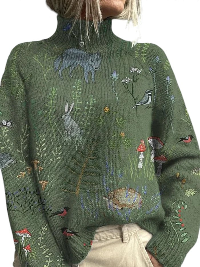 Apolline | Broderet Have-Sweater