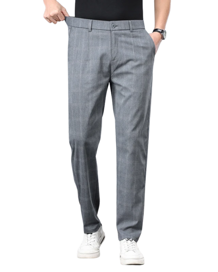 Rutet Stretch Bukser