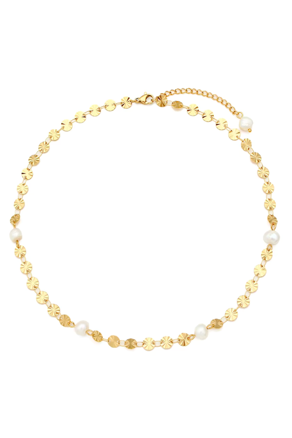 Snowflake Pearl Necklace | Halskæde fra Birdsong